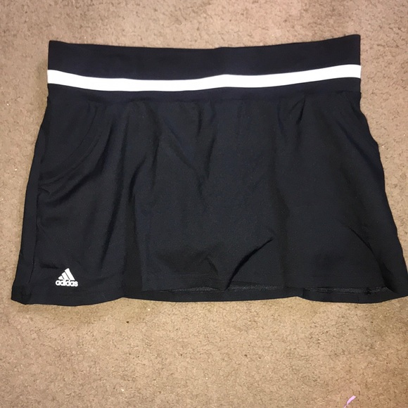 skirt, grunge, adidas, jacket, black, black and white, pale, tennis skirt, tights, white skirt 